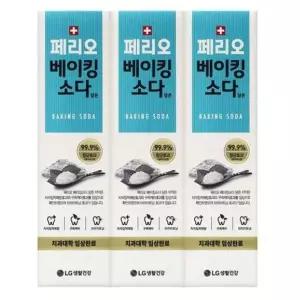 페리오 베이킹소다 담은 치약 100g 3EA 구취제거 잇몸케어 브레쓰케어