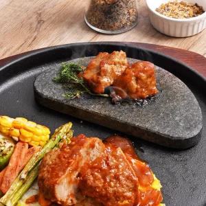 하카타 미니 돌판 소 1인 구이용 삼겹살 소고기 고기 불판