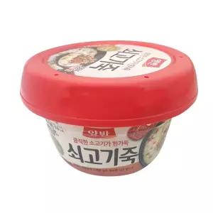 동원 양반 쇠고기죽 287.5g x 6개 간편 간단요리 쇠고기죽 조리 죽 즉석 뜨끈한 담백한맛 식품