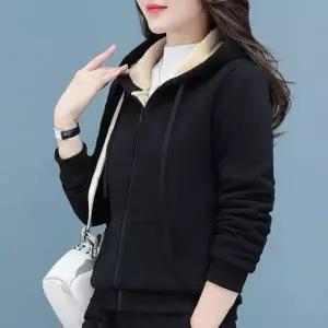 [텐바이텐]남여공용 고급 양털 안감 무지 솔리드 오버핏 후드집업