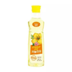 오뚜기 카놀라유 식용유 홈쿡 부침 튀김 요리재료 900ml