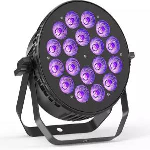 180W 스테이지 파 라이트 DMX512 사운드 활성화 제어 알루미늄 업라이트가 있는 RGBW 4-in-1 LED 캔 파티