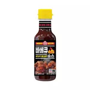 오뚜기 바베큐소스 매운맛 화끈한 불맛 캠핑 요리 355g
