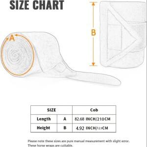 통기성 폴라플리스 말 다리 보호대 승마 용품 특수 경주 (말용)