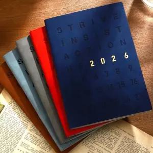 (골라가게)2026년 A5 가죽 다이어리 스케줄러 플래너