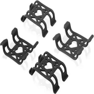 고양이 애완동물 활동 교체용 PEUTIER 4pcs 칼라 부착 클립 GPS 개 실리콘 액세서리 블랙