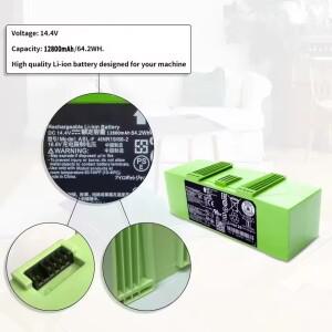 아이로봇 룸바 e 및 i 시리즈 7150 4624864용 I7 14.4V 12800mAh 배터리 교체