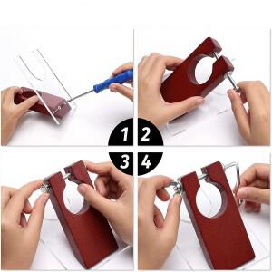 전기 카펫 트리머 가이드 스탠드 베이스 DIY 터프팅 건 가위 속도 조절 가능한 애완 동물 헤어 커터