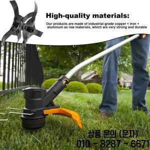 스틸 트리머 헤드 정밀 도랑 휠 브러시 커터 로터리 경운기 도구 잔디 깎는 기계 액세서리 예초기