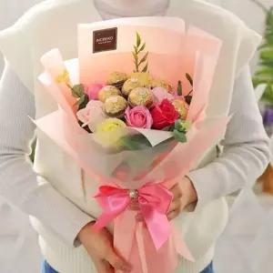 [RIZPICK]비누 부케 선물 입학 꽃다발 사탕 조화꽃다발 비누꽃선물