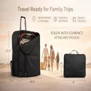UPPAbaby MINU V2 및 위해 디자인된 Birdee 유모차 여행 가방 - 게이트 체크백 비행기 여행용 백팩