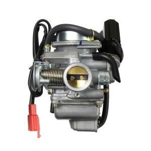 JINGKE 24mm PD24J 오토바이 기화기 초크 혼다 GY6 125cc 스쿠터 ATV 4 스트로크