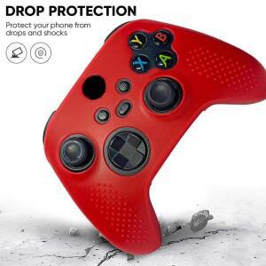 XBOX 호환 호환  X/S 컨트롤러용 미끄럼 방지 실리콘 케이스 X S 게임패드 액세서리용 보호 스킨 커버