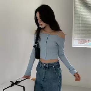 여성 볼드숄더 SS 슬리브리스 레이스 가디건 나시