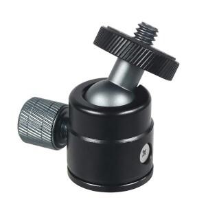 미니 볼 헤드 1/4인치 나사 마운트 360도 회전 카메라 캠코더 DV LED 라이트 브래킷 삼각대 액션 스탠드