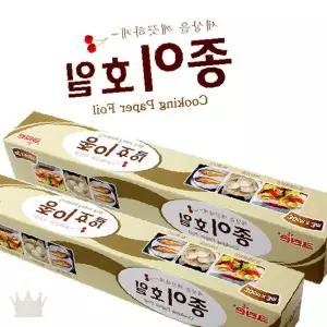 주방 조리용 은박 호일 기름 흡수 종이 요리 굽기 오븐 찜 포장 위생 랩 식품