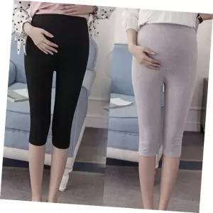 블랙그레이 임산부 7부레깅스 2종1세트(M-XXL) 204848