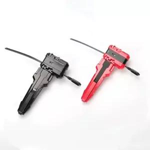 AIBREAY 2팩 X 와인더 런처 간편한 제어를 위한 그립 전투용 자이로 액세서리(블랙+레드)