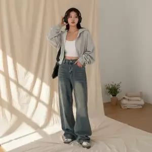 여성 데일리 탱크 미니멀리즘 후드집업 후디 심플