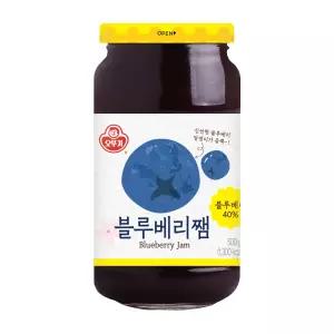 오뚜기 블루베리쨈 과일쨈 식사 디저트 간편식 홈파티 500g