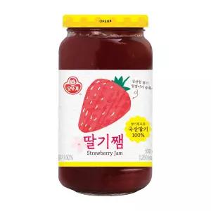 오뚜기 딸기쨈 베이커리 토스트 과일쨈 카페 가정 500g