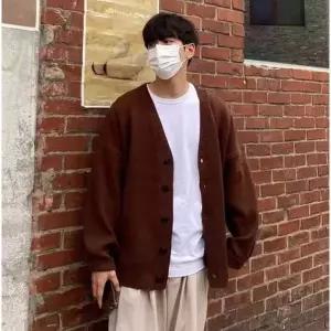 [텐바이텐]남자 간절기 오버핏가디건 남친룩 데일리 모던한