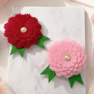 가정의달 카네이션 뱃지 만들기 DIY