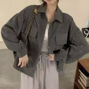가죽자켓 레더JK 재킷 점퍼 아우터 카라 골덴 여성 간절기 코듀로이