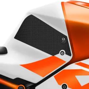 KTM RC 390 2022 태키 그립과 호환되는 BLOQ 모터사이클 탱크 블랙