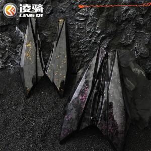 LINGQI 사이드 패널 리어 펜더 프로텍터 커버 가드 워터 트랜스퍼 라이트 비 X 전기 핏 바이크 개조용