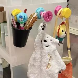 (단일 단일)무타공 접착식 후크 다용도 벽 걸이 고리 옷걸이 현관 앞치마 주방 소품