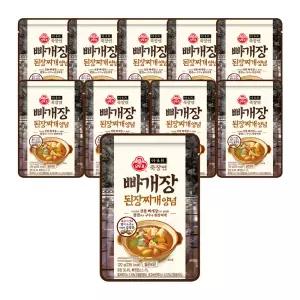 오뚜기 된장찌개양념 죽장연 빠개장 한식 가정 식당 120g 10개