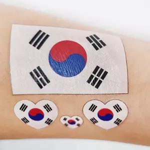 태극기 타투스티커 대한민국 판박이 응원 페이스스티커