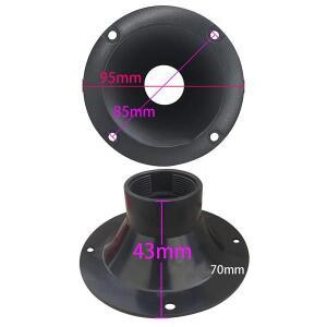 스몰 사이즈 경적 트위터 플라스틱 스레드 마우스 스피커 수리인치 95mm 케이스