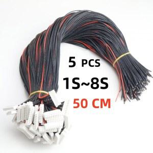 5 개/몫 JST XH 실리콘 와이어 22AWG1/2/3/4/5/8S Lipo 밸런스 와이어 연장 RC Lipo 배터리 충전기 용 케이블 리드 코드 충전