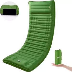 ACVOD 캠핑 수면 패드 추가 두께 4.7인치 팽창식 매트 초경량 방수 배낭 여행 하이킹 텐트 펌프 에어