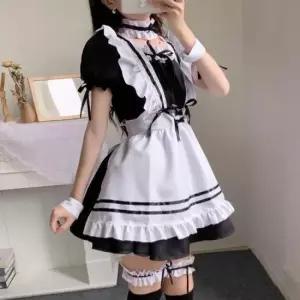 코스프레의상 코스프레 메이드복 여성 성인 무대의류 파티복