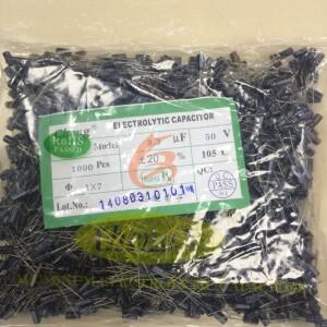 1000PCS/LOT 3.3UF 50V 4 X7 전원 어댑터 스위치 인버터 알루미늄 콘덴서