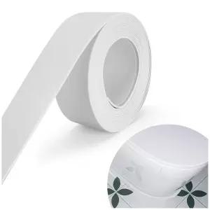 욕실용 변기 베이스 셀프 접착 실란트 스트립 주방 조리대 흰색 2.2cm x 10.5피트 주변의 코킹 테이프