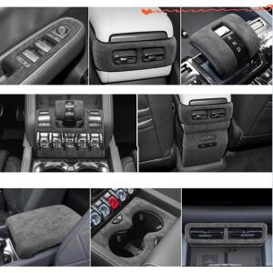 BYD 포뮬러 레오파드 5 2025 알칸타라 스웨이드 인테리어 키트 자동차 기어 커버 변속 패널 윈도우 리프트