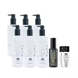 가히 공주부양 볼륨부스터 샴푸 500ml 6개+50ml 2개+헤어오일 1개