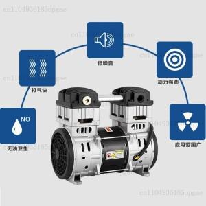 무오일 저소음 에어 컴프레서 헤드 펌프 액세서리 다콴 550W/1500W 구리선 모터