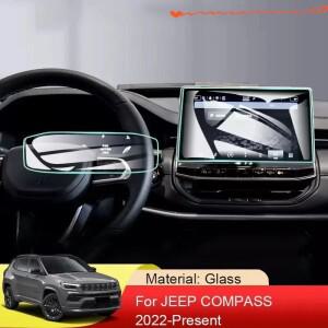 JEEP COMPASS 2022-현재 차량용 GPS 네비게이션 화면 보호 필름 대시보드 디스플레이 TPU 스티커 자동차 액