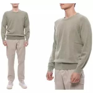 [브루넬로쿠치넬리]남성 크루넥 캐시미어 니트 (M2200100 CNZ43 24F)