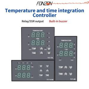 9648 TC 다기능 디지털 디스플레이 온도 컨트롤러 AC100-240V 고정밀 타이머