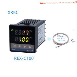 PID 온도 조절기 컨트롤러 REX C100 레귤레이터 출력 K 열전대 1m 프로브