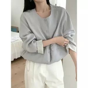[헤레이스]파이 린넨 자켓 YMSH26SS418_P423470306
