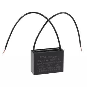 전기 팬 펌프 모터 발전기용 uxcell 천장 커패시터 CBB61 10uF 250V AC 2선 금속화 폴로필렌 필름