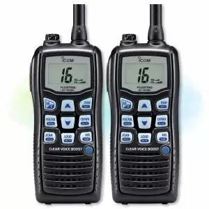 아이콤 IC-M36 선박용 해상용 VHF 마린 무전기 2대 세트 
