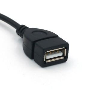 자동차 MP3 플레이어 변환기 3.5mm 남성 AUX 오디오 잭 플러그 USB 2.0 여성 케이블 코드 Adapte
